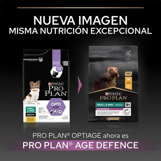 Small & Mini Adult 9+ (Senior) Age Defence - Honden Droogvoer - Kip - 3 kg by Purina Pro Plan – product photo 2 of 6