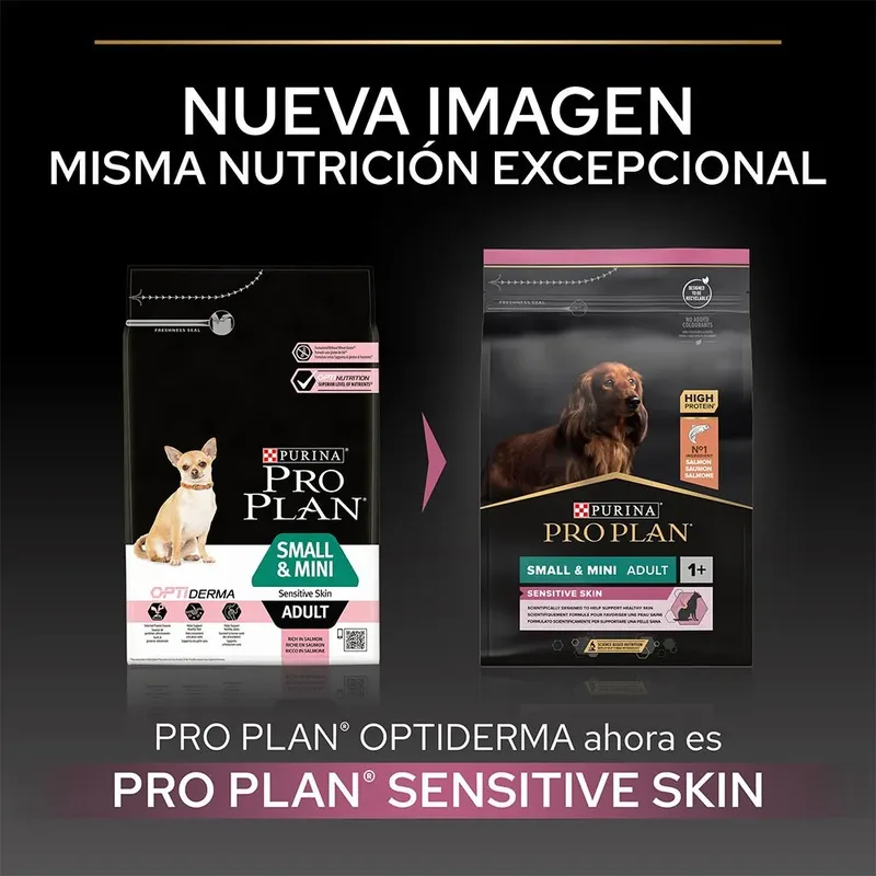 Small&Mini Adult Sensitive Skin - Honden Droogvoer - Zalm - 3 kg von Purina Pro Plan – Produktfoto 2 von 6