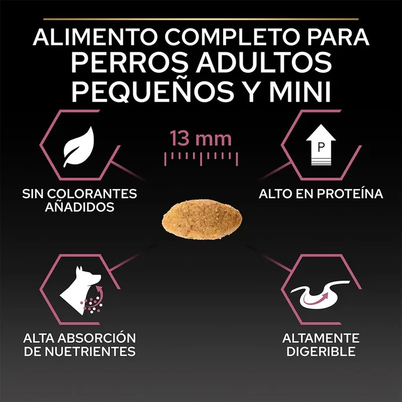 Small&Mini Adult Sensitive Skin - Honden Droogvoer - Zalm - 3 kg von Purina Pro Plan – Produktfoto 6 von 6