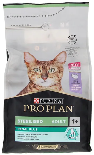 Sterilised - Kalkoen/Kip - Kattenvoer - 1.5 kg de Purina Pro Plan – photo produit 1 sur 6