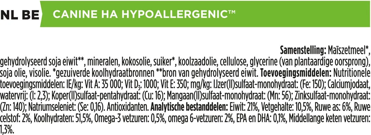 VD HA Hypoallergeen Hond - 2 x 11 kg by Purina Pro Plan – product photo