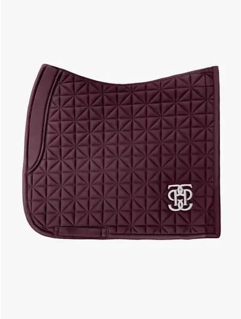 Diamond Quilt Dressuur Zadeldek Plum VOLLEDIG de PS of Sweden en Rouge – photo produit