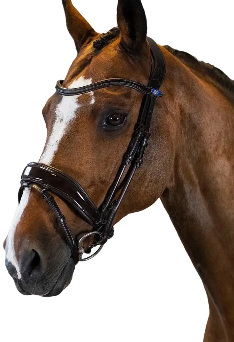Flying Change Deluxe Hoofdstellen Bruin Full von PS of Sweden in Brown Leather – Produktfoto