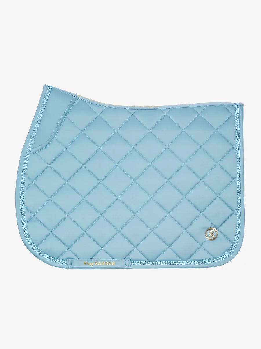FW'24 Dekje Satin Serenity Stone Blue - Anatomisch gevormd springzadeldekje von PS of Sweden – Produktfoto