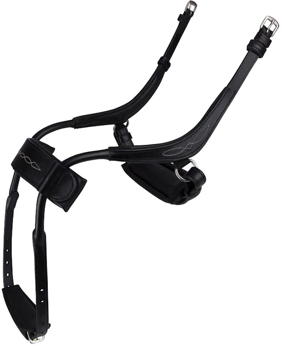 High Jump Neusriem Zwart Cob de PS of Sweden en Black Leather – photo produit