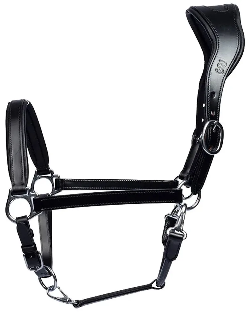 Leather Halster Zwart Cob von PS of Sweden in Black Leather – Produktfoto
