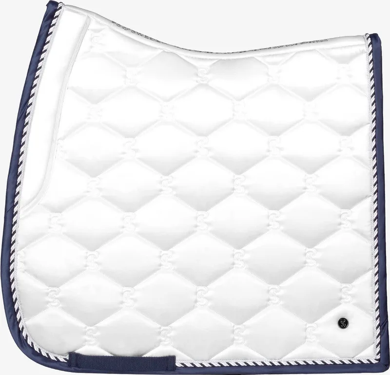 Saddle Pad Signature - Model: Saddle Pad Dressage - Maat: Full von PS of Sweden in Weiß – Produktfoto