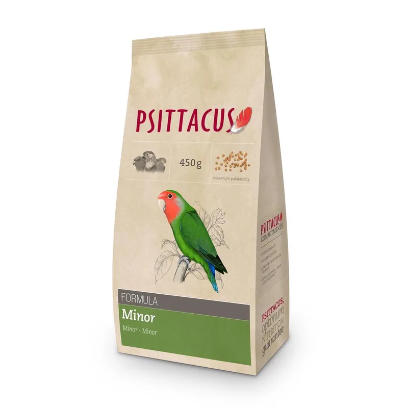 Maintenance Minor Formula vogelvoer 450 gram von Psittacus – Produktfoto
