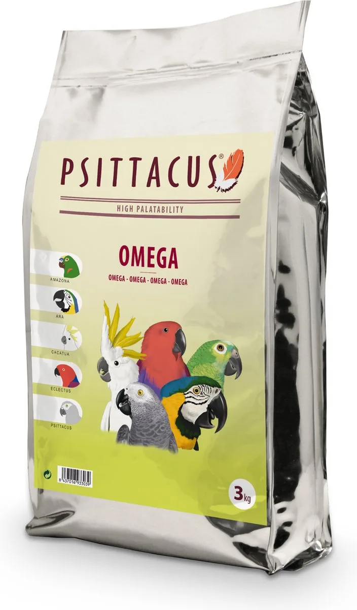 Maintenance Omega Formula papegaaienvoer 3KG von Psittacus – Produktfoto