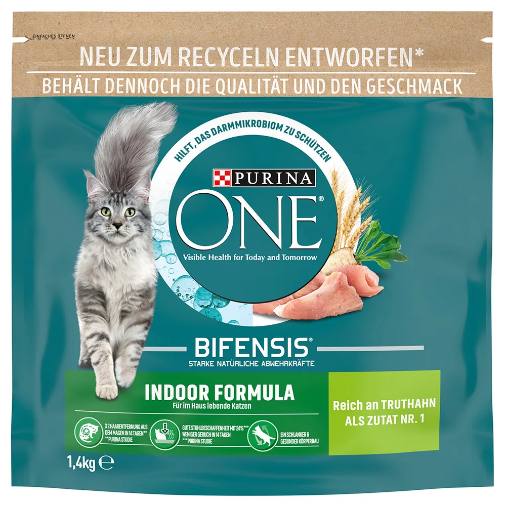 1,4kg Purina ONE Indoor Formula Droog Kattenvoer van Purina ONE – productfoto