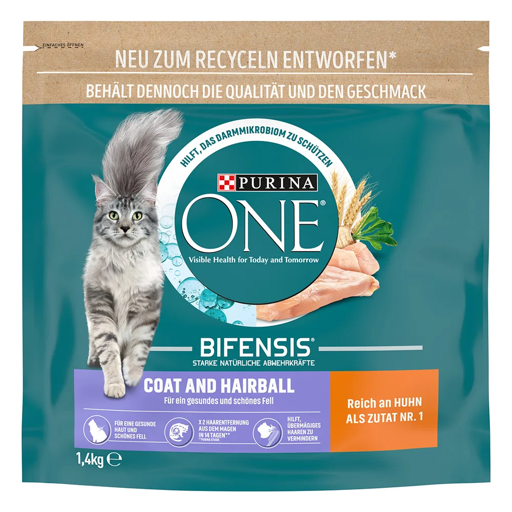 1,4kg Vacht & Haarbal Purina ONE Kattenvoer by Purina ONE – product photo