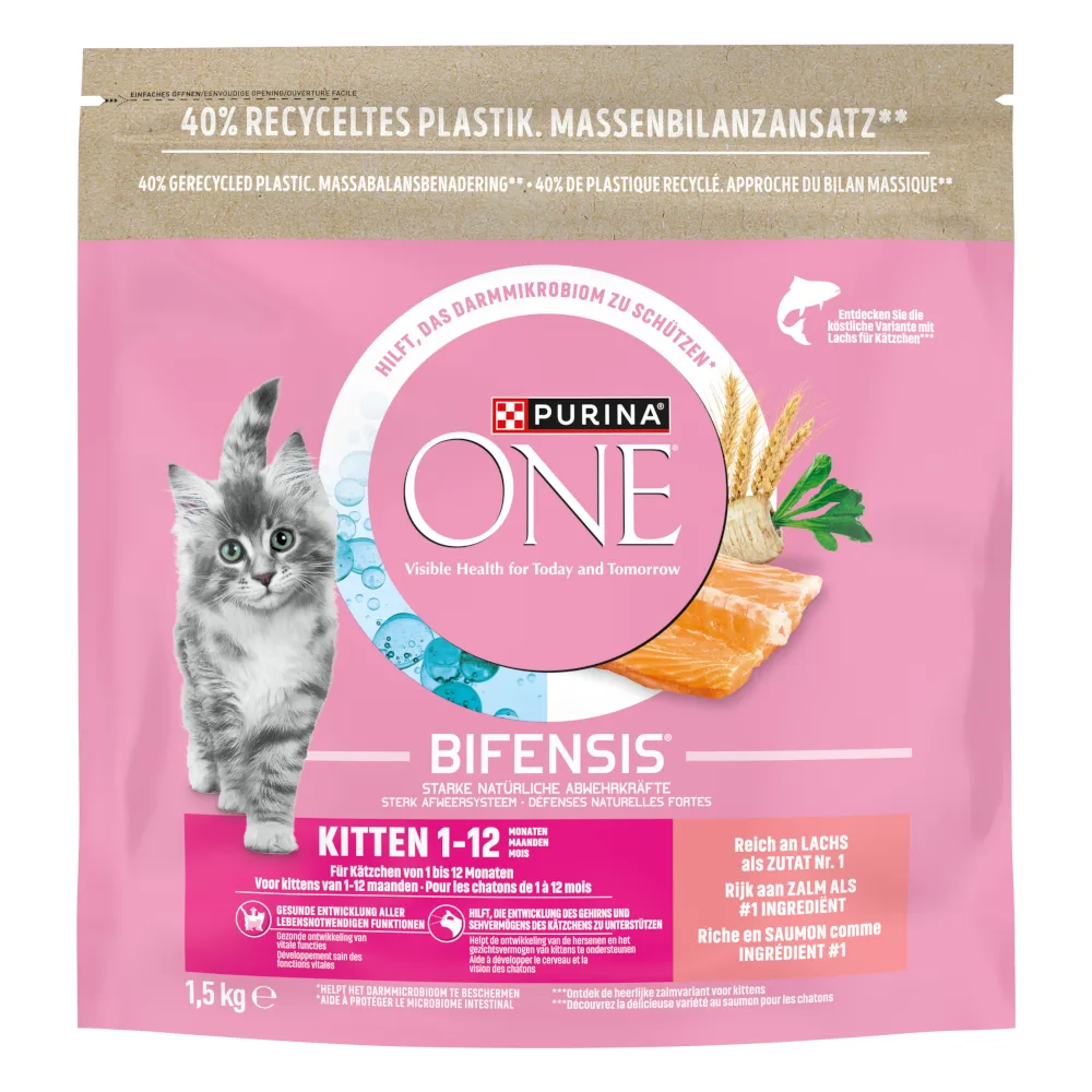 1,5kg PURINA ONE Junior Zalm Kattenvoer Droog van Purina ONE – productfoto