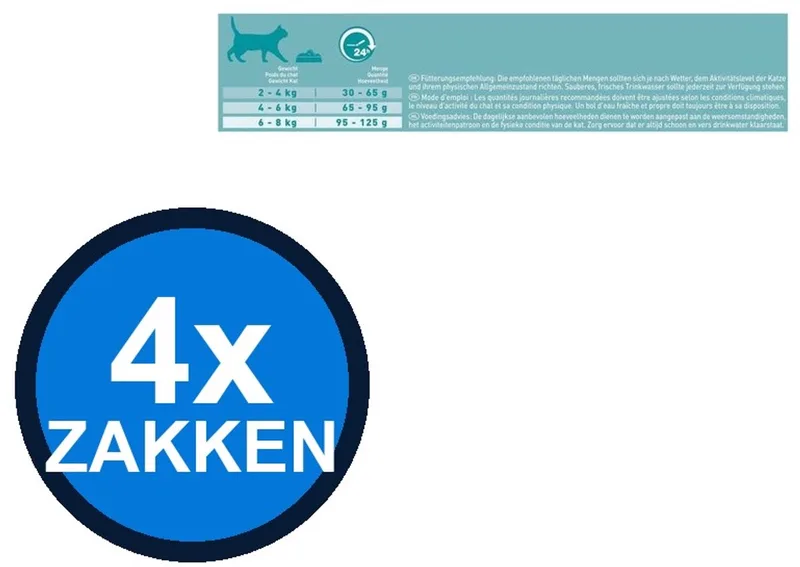 10x Purina One - Adult Sensitive Kalkoen - Kattenvoer Droogvoer - 800 g de Purina ONE – photo produit