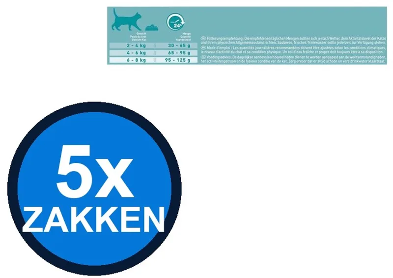 15x Purina One - Adult Sensitive Kalkoen - Kattenvoer Droogvoer - 800 g by Purina ONE – product photo