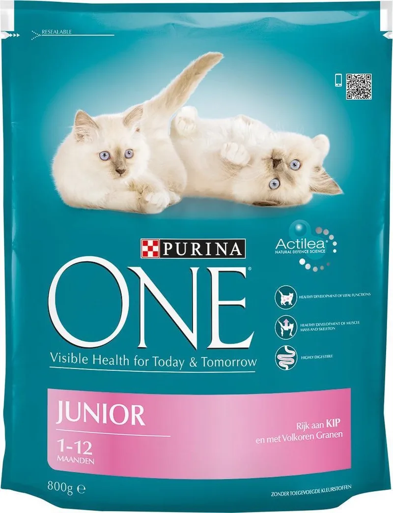 1x Purina One - Junior Kip - Kattenvoer Droogvoer - 800 g de Purina ONE – photo produit