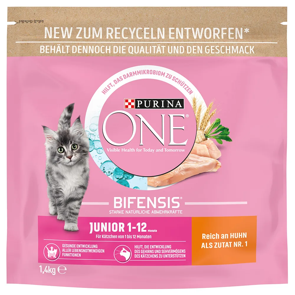 2x 1,4kg Purina ONE Junior met Kip droogvoer voor katten by Purina ONE – product photo