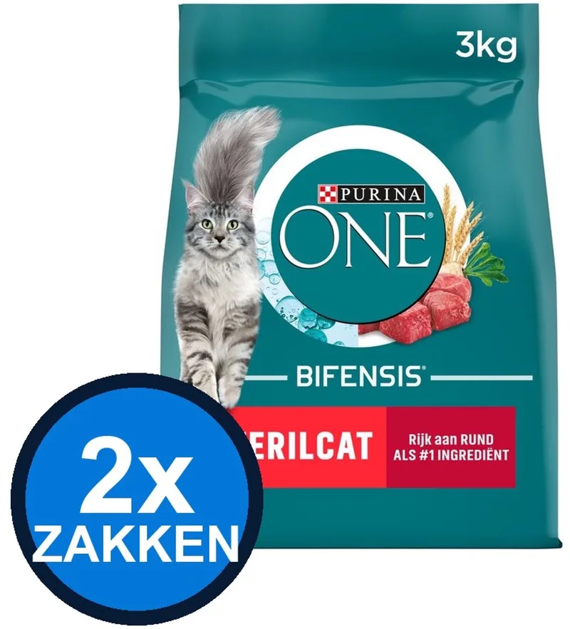 2x Purina One - Adult Sterilcat Rund - Kattenvoer Droogvoer - 3 kg by Purina ONE – product photo