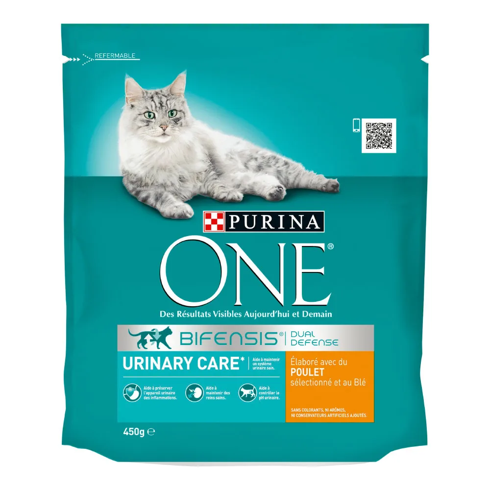 450g Purina ONE Urinary Care Kip Kattenvoer droog de Purina ONE – photo produit