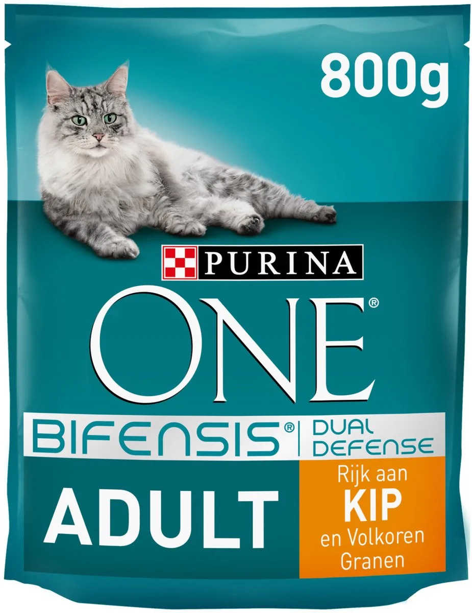 Adult Kip&Granen - Kattenvoer - 800 g von Purina ONE – Produktfoto