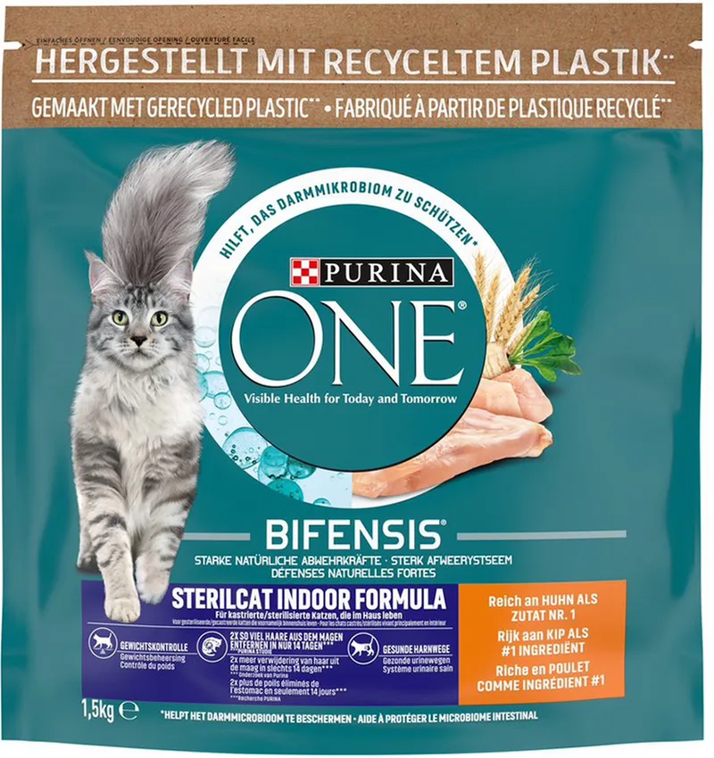 Gesteriliseerde Binnenkatten - kattenvoer - Kip - 1.5kg by Purina ONE – product photo