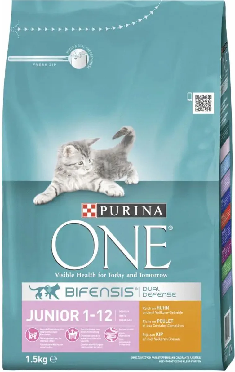 Junior - Kattenvoer - Kip Rijst 1.5 kg von Purina ONE – Produktfoto