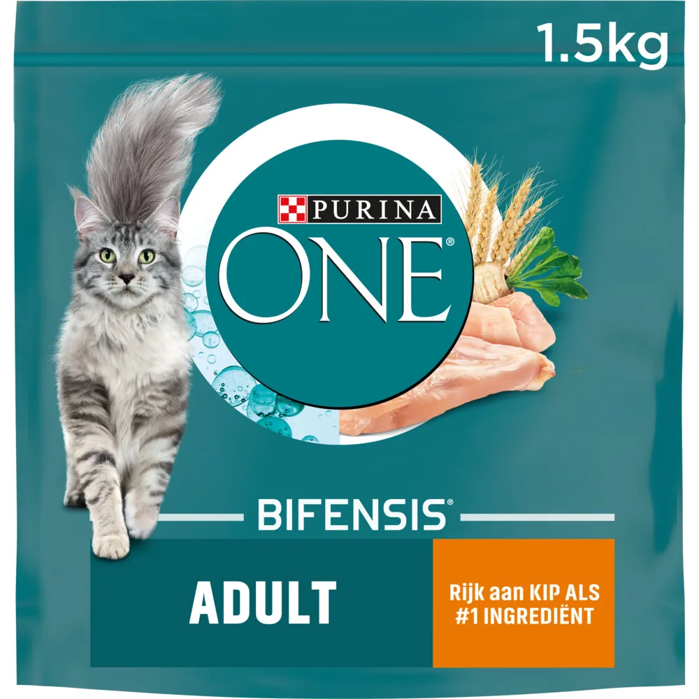 Kattenvoer Droog Adult Kip - Volkoren Granen 1,5 kg de Purina ONE – photo produit