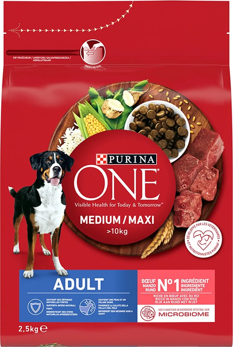 Medium Maxi Adult Honden droogvoer - Rund - 2500g by Purina ONE – product photo