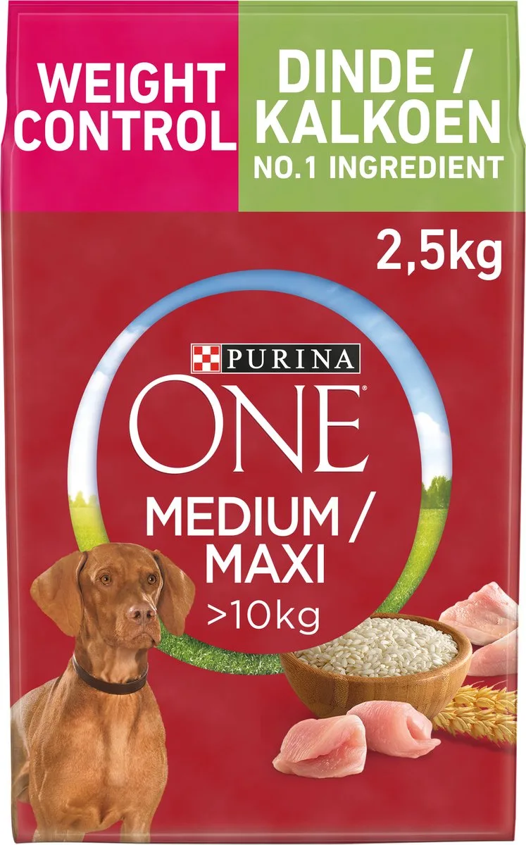 Medium Maxi Weight Control Honden droogvoer - 2500g by Purina ONE – product photo
