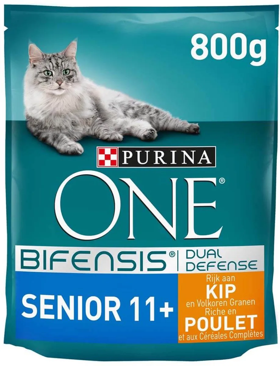 ONE BIFENSIS SENIOR 11+ - RIJK AAN KIP - 800gr de Purina ONE – photo produit