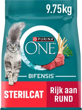 Sterilcat - Kattenvoer Droogvoer - Rund & Tarwe - 9.75 kg by Purina ONE – product photo 1 of 4