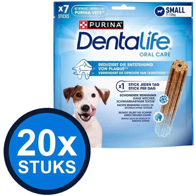 20x Dentalife - Small Hondensnack - Hondenvoer Snacks - 115 g de Purina – photo produit
