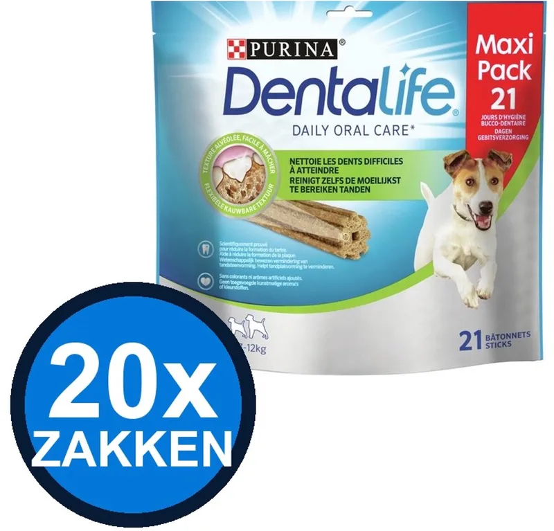 20x Dentalife - Small Loyalty Pack Hondensnack - Hondenvoer Snacks - 345 g by Purina – product photo