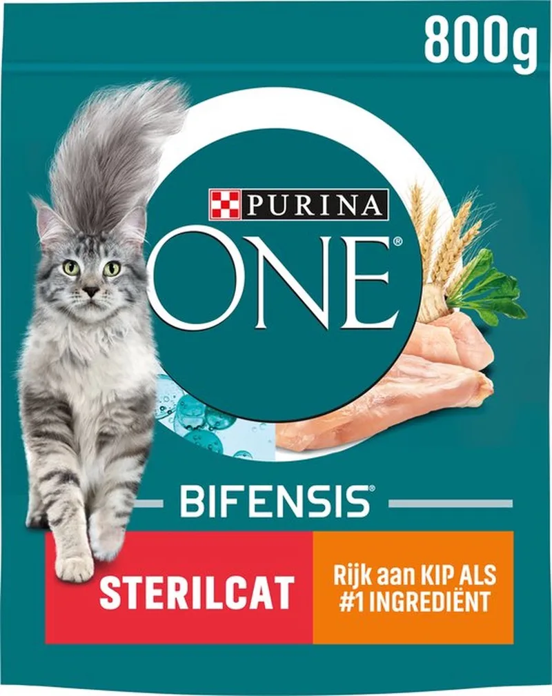3x Purina ONE Sterilcat - Kattenvoer Droogvoer - Kip- 800g by Purina – product photo
