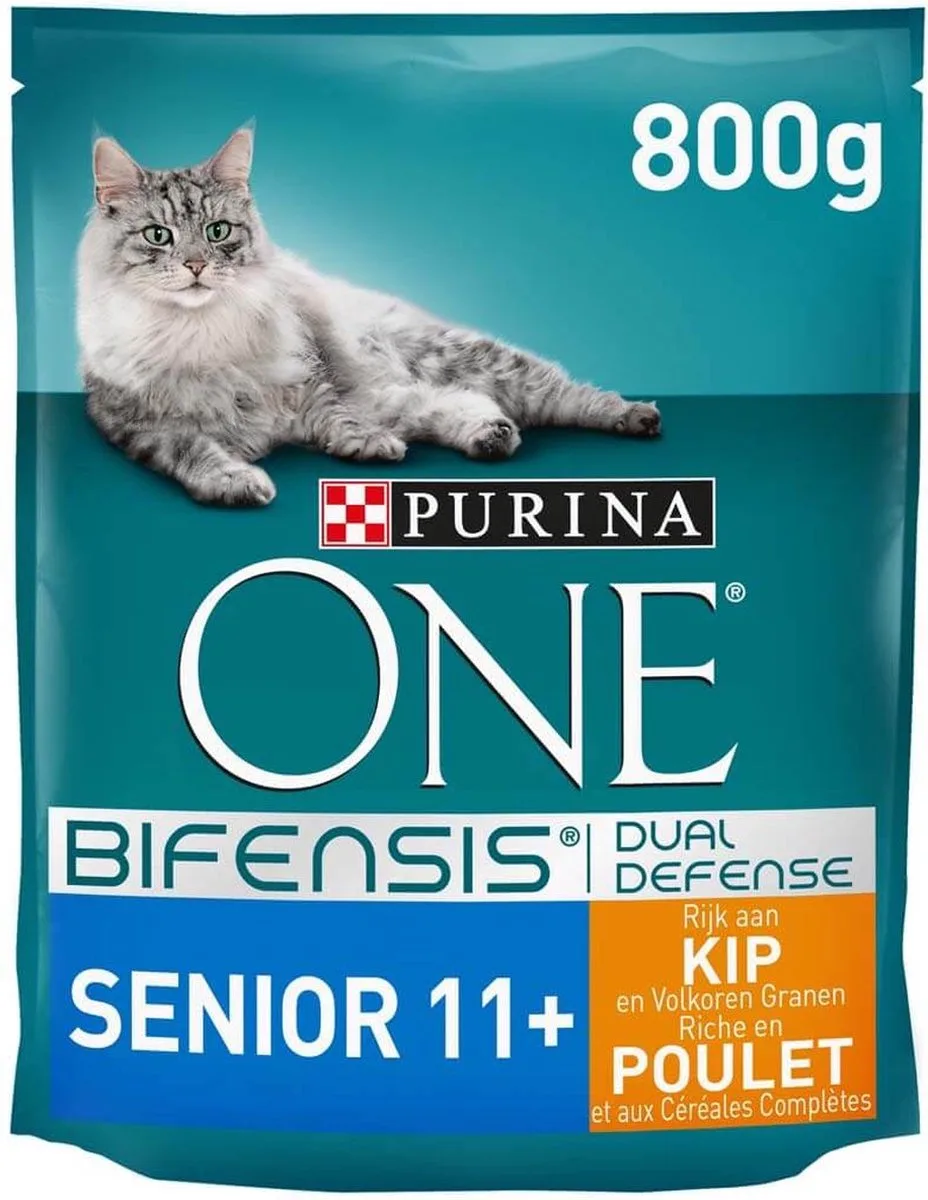 4x ONE BIFENSIS SENIOR 11+ - RIJK AAN KIP - 800gr van Purina – productfoto