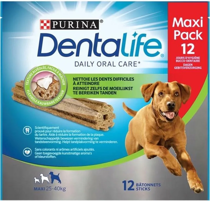 4x Purina Dentalife Daily Oral Care Large - Hondensnacks - 426 g by Purina – product photo