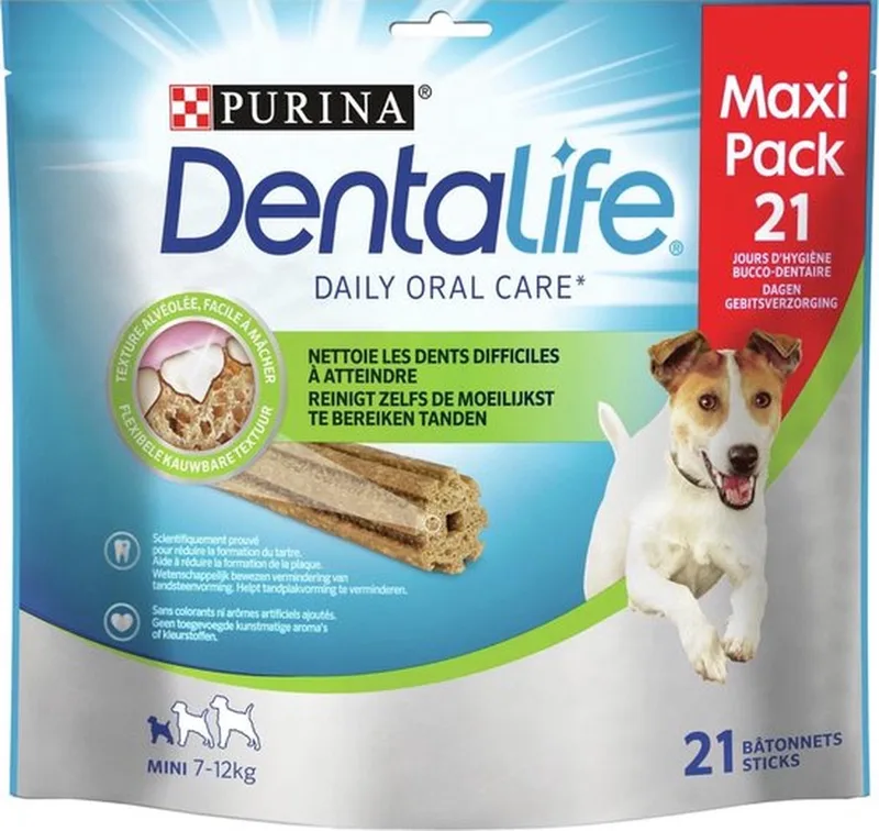 4x Purina Dentalife Daily Oral Care Small - Hondensnacks - 345 g by Purina – product photo