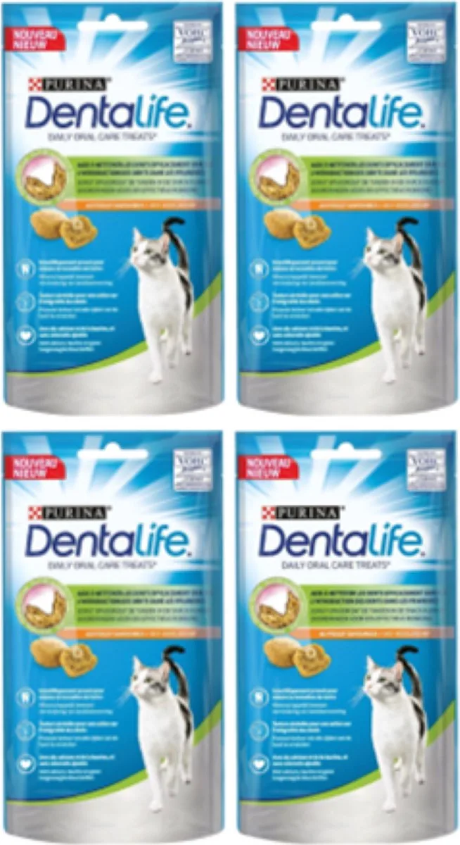 4x Purina Dentalife Oral Care Kip - Kattensnack - 40g de Purina – photo produit
