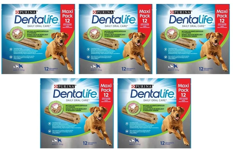 5x Purina Dentalife Daily Oral Care Large Loyalty Pack - Hondensnacks - 426g by Purina – product photo