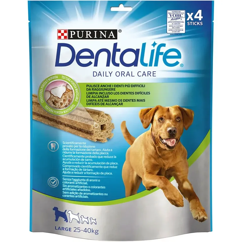 Canine Large 6x142g Friandise Dentaire Pour Chien de Purina – photo produit
