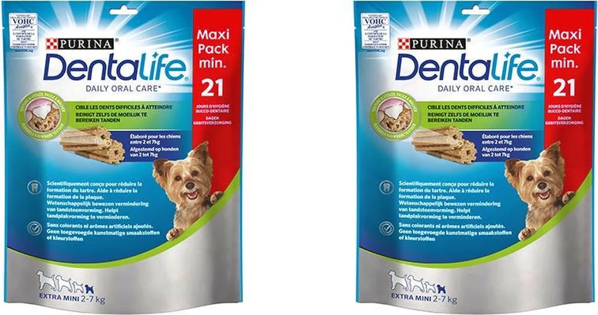 Daily Oral Care 207G Extra Small per 2 verpakkingen de Purina – photo produit