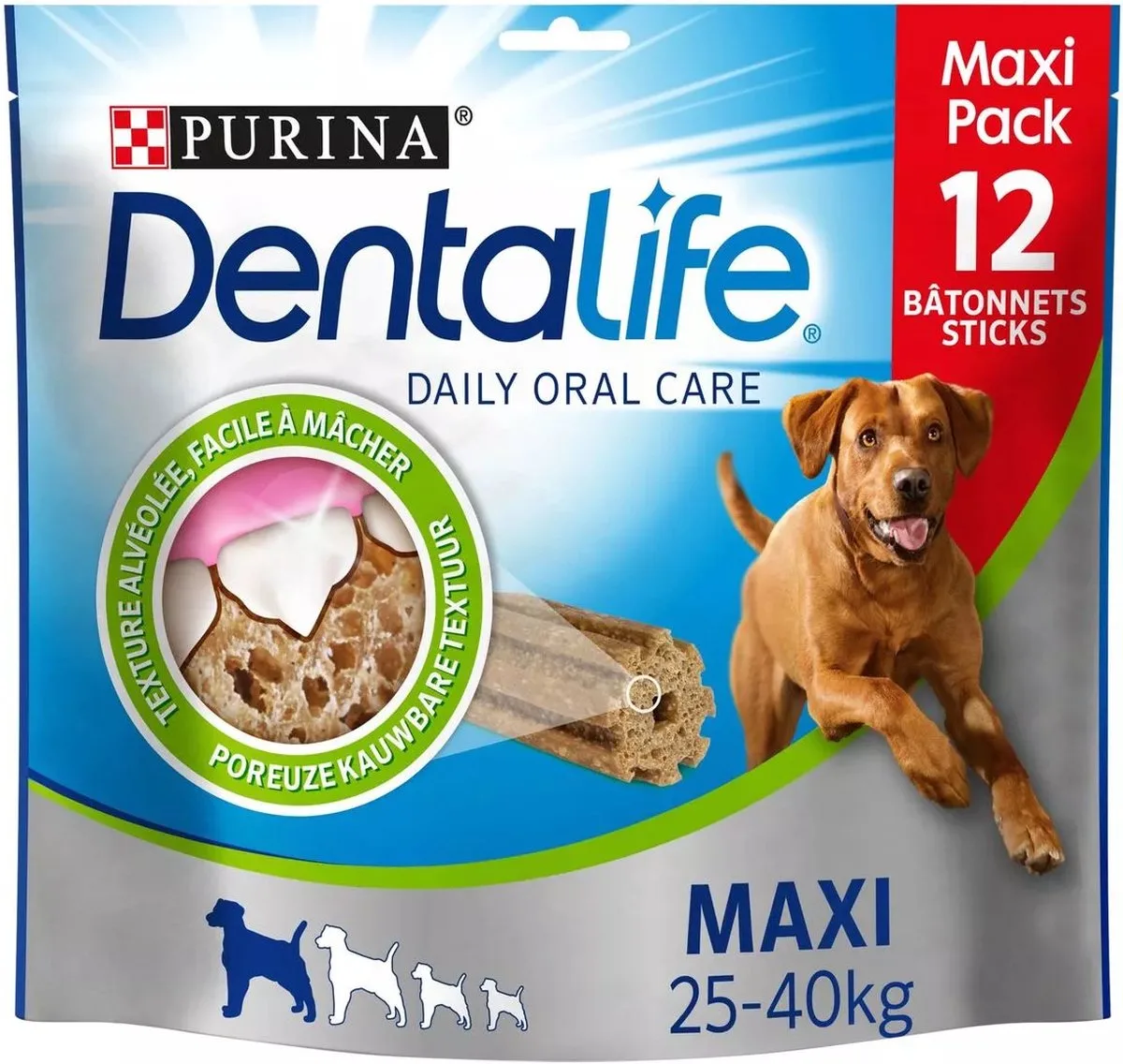 Daily Oral Care - 25-40kg - 12 Sticks Maxi Pack de Purina – photo produit