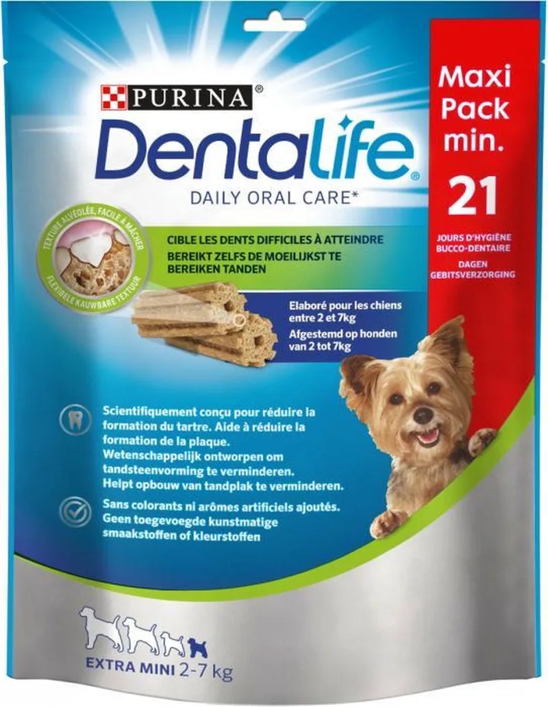 Daily Oral Care - Extra Small - Hondensnacks - 207 gram (21 sticks) de Purina – photo produit