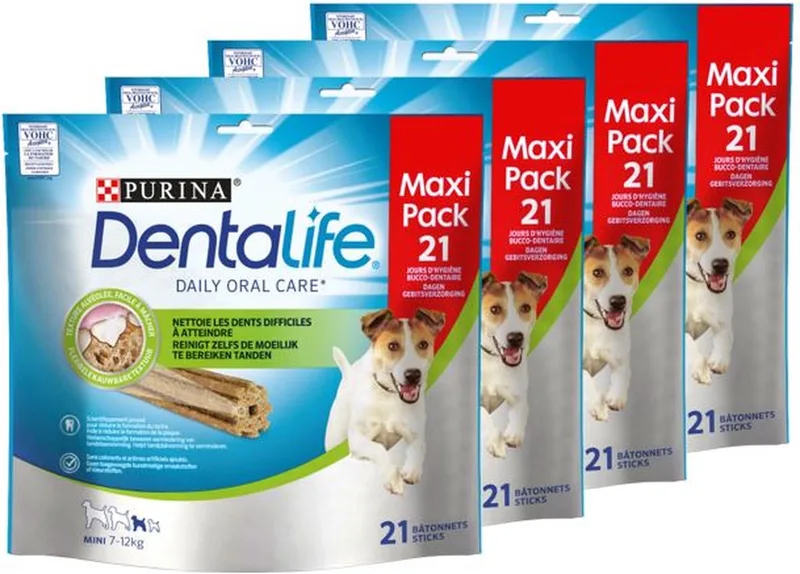 Daily Oral Care Small - Maxi pack - Hondensnack - 4 x 21 sticks by Purina – product photo