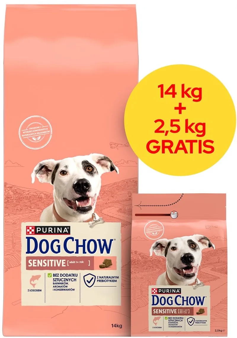 Nourriture Pour Chiens Dog Chow Sensitive Au Saumon 2.5kg de Purina – photo produit