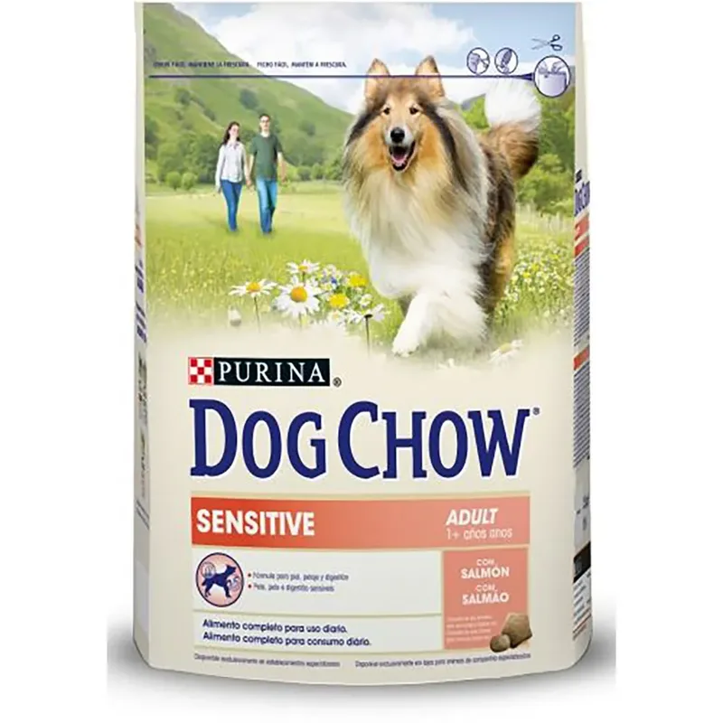 Dog Chow Sensitive Zalm Hondenvoer 2.5kg von Purina – Produktfoto