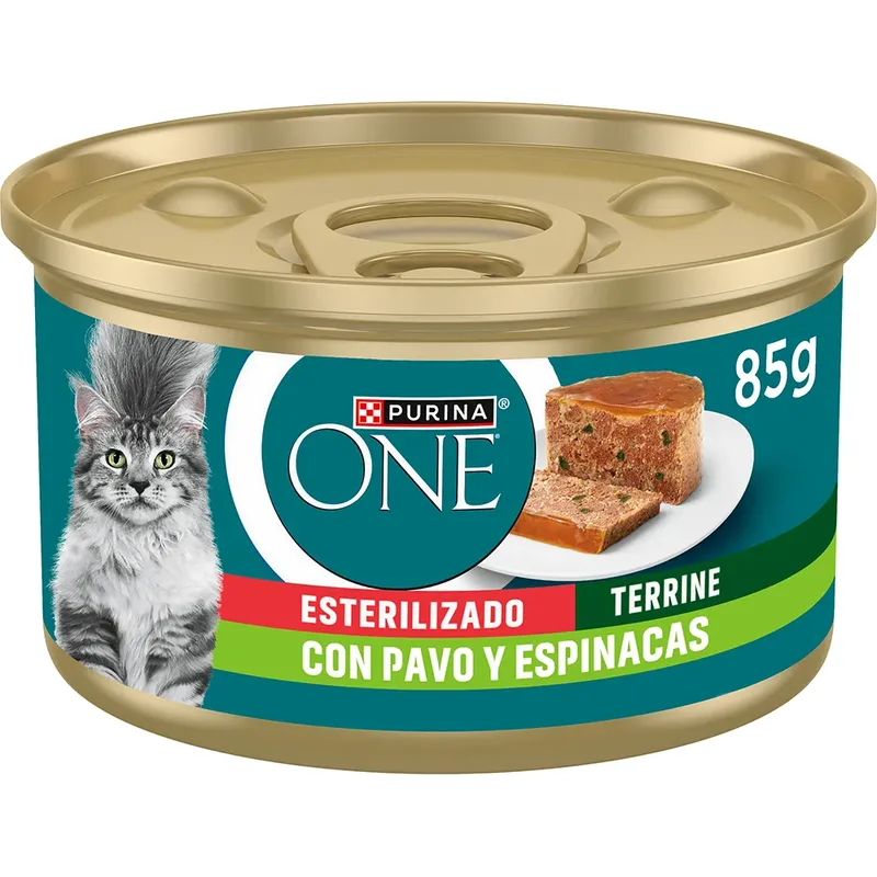Een Sterilicat Kalkoen En Spinazie Natvoer Voor Katten 12x85g by Purina – product photo