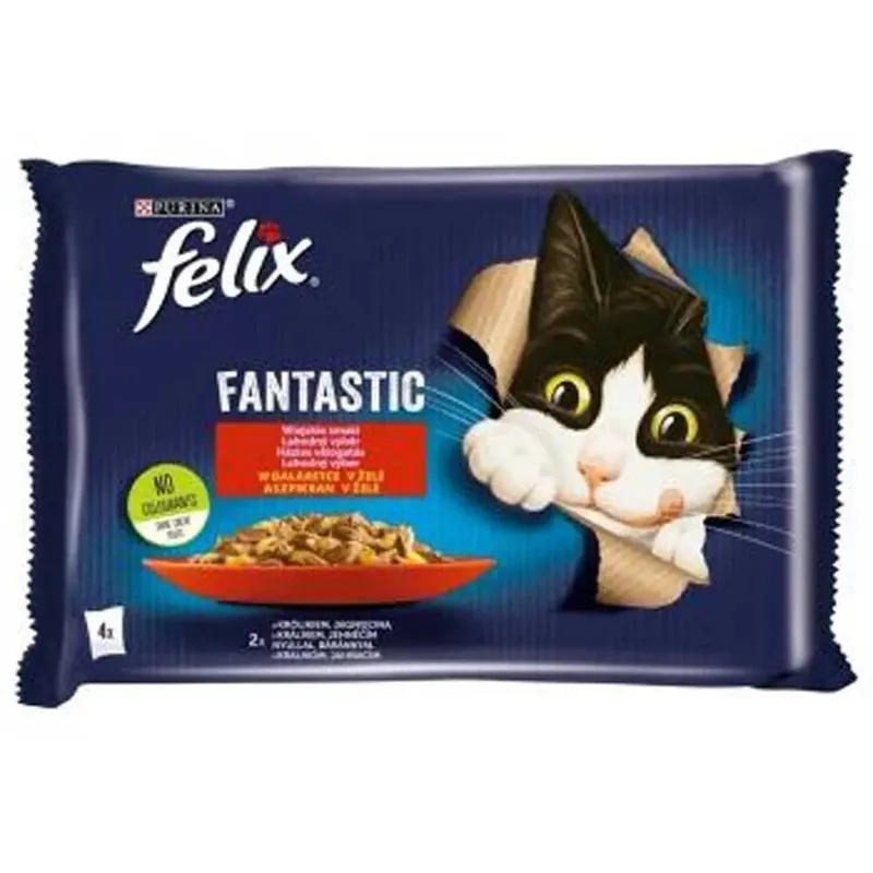 Fantastisches Kaninchen Mit Lamm Nassfutter Für Katzen 85g 4 Einheiten von Purina – Produktfoto