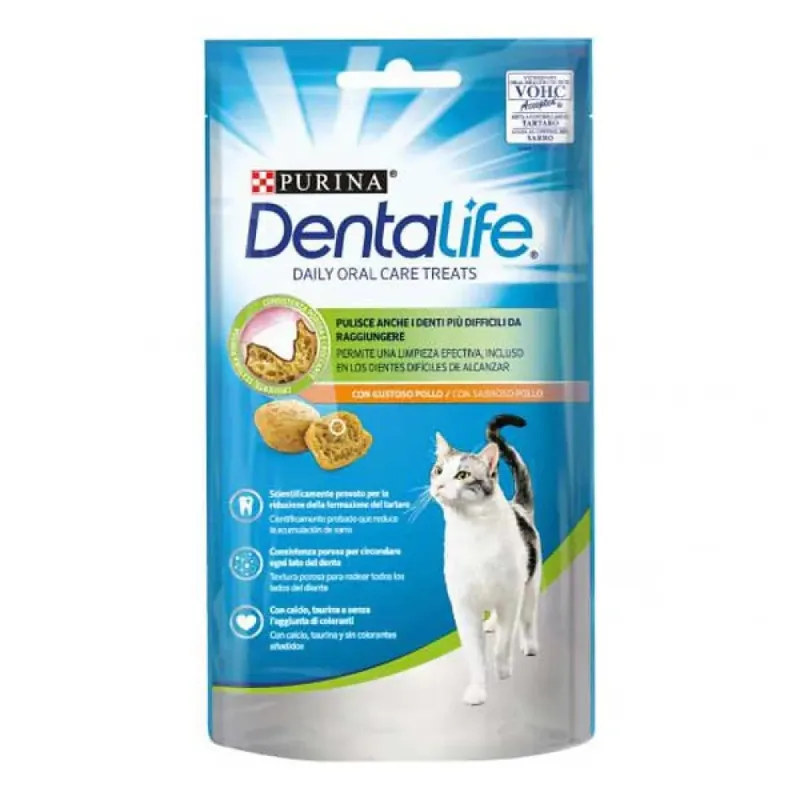 Feline Dagelijkse Mondverzorging Kipsmaak 8x40g Tanden Katten Snack de Purina – photo produit