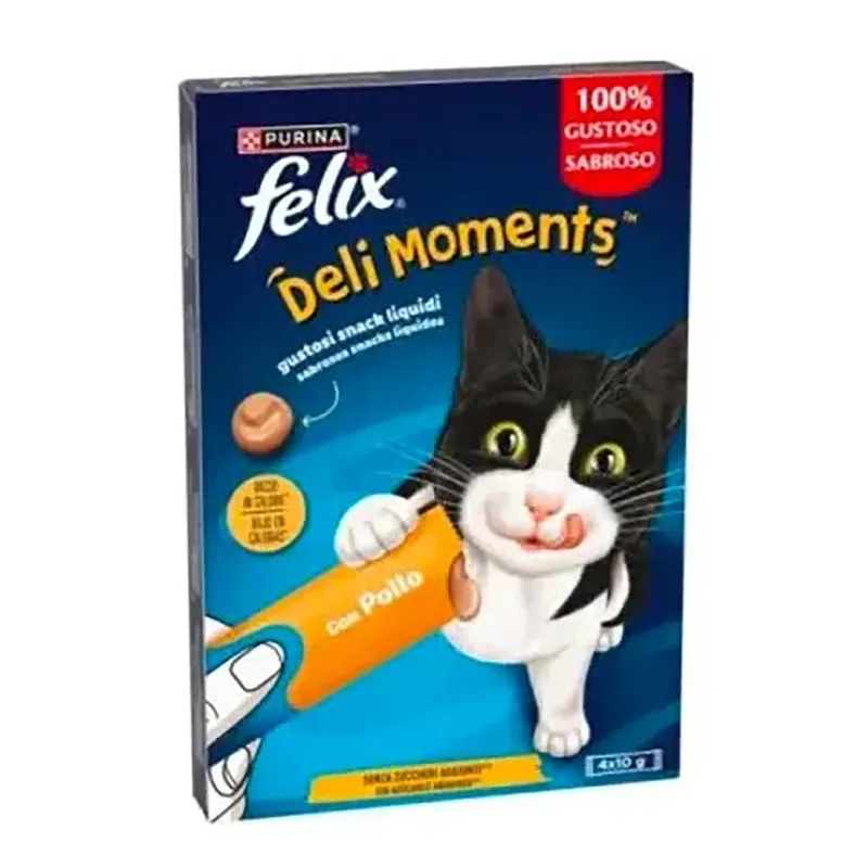 Felix Deli Moments Nat Kattenvoer Met Kip 11x4x10g by Purina – product photo