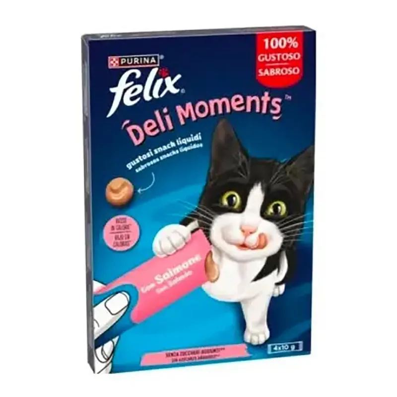 Felix Délice Du Jour Nourriture Humide Pour Chats Au Saumon 11x4x10g de Purina – photo produit